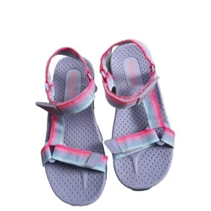 Girl Skechers Sandal Purple Pink Size 1 - Picture 1 of 6