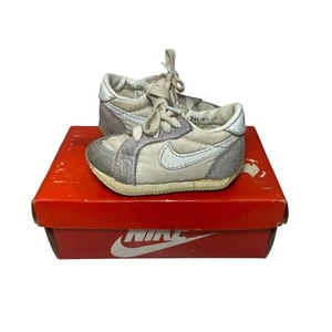 Vintage Nike 1552 Tyro Baby Cortez Shoes Swoosh Sneakers Toddler Size 3 w/ Box - Picture 1 of 19
