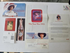 BARBIE Coca Cola Summer Daydreams Doll PAPERWORK Brochures Reservation Form Only - Picture 1 of 23