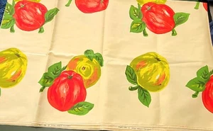 Vintage Vibrant Tablecloth APPRX 43 x 70 Ameritex Screen Print Big Apple NOS - Picture 1 of 10