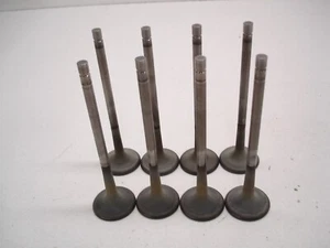 NASCAR DEL WEST TITANIUM EXHAUST VALVES 1.610" x 5.810" x 5/16" SB2.2 HEADS #151 - Picture 1 of 5