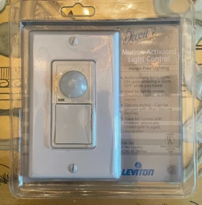 Leviton Decora 6791-I Wide View bewegungsaktivierte Lichtsteuerung versiegelt - Bild 1 von 1
