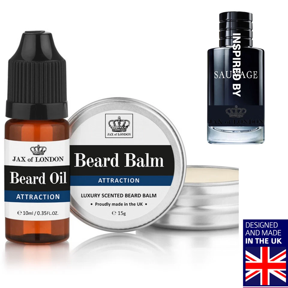 Best Cologne Beard Balm & Oil Set, Beard Growth, Conditioning 3 for 2 Offer