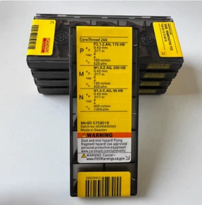 SANDVIK  CNC full thread profile insert 266RL-16MM01A075M 1125 - Picture 1 of 3