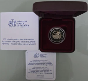MDS SLOWAKEI SLOVAKIA 2 EURO 2025 PL "EISHOCKEY-EUROPAMEISTERSCHAFT" IM ETUI - Picture 1 of 6