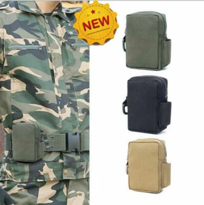 Small Tactical Waist Bag Multi Purpose Wallet Molle Belt Pouch EDC Pack Pocket - image 1 of 4