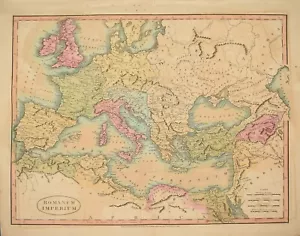 Roman Empire Vintage Historic Map 18x24 Classic Wall Art Decor 1811 Reproduction - Picture 1 of 1