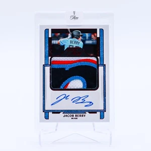 2023 Panini Three And Two FOTL Jacob Berry Auto - Patch /4 #AJ-JB - Picture 1 of 2