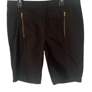 Pre Owned Women’s Sofia Vergara Shorts Sz 6 Classic Black Cute Comfort - Picture 1 of 13