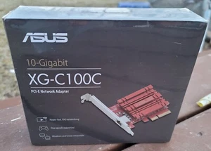 9x NEW ASUS XG-C100C V3 10 Gigabit Single 10G RJ-45 PCI-E x4 Network AdapterCard - Picture 1 of 1