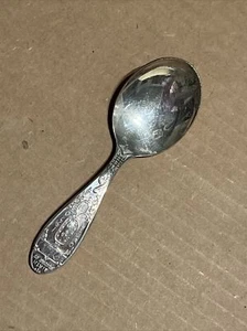 4.25” Toddler Spoon, vintage Personalised silver plate,Rogers - Picture 1 of 4