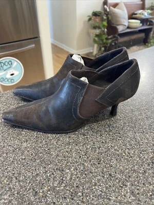 Zapatos de tacón Donald Pliner para mujer marrón Luanna Kitten talla 6,5 ¡Hermosos! Foto 1 de 4