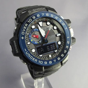 Casio G-Shock Gulfmaster Tough Solar Atomic Multiband 6 Men's Watch GWN-1000B-1B - Picture 1 of 2