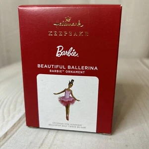 Neu im Karton 2021 Hallmark Ornament SCHÖNE BALLERINA Barbie brünette Tänzerin - Bild 1 von 3