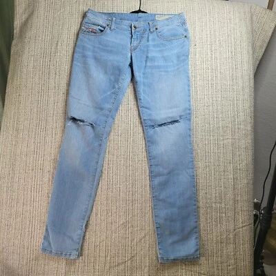 Diesel Jeans Skinzee Womens 29x32 Super Slim Skinny High Waist Light Wash - Image 1 of 4