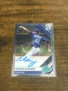 2019 Panini Donruss Optic #RPS-TM Triston McKenzie Autograph Signature - Picture 1 of 2