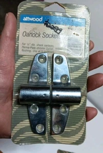 Prese Oarlock Atwood nuove vecchio stock cromate made in USA - Foto 1 di 7