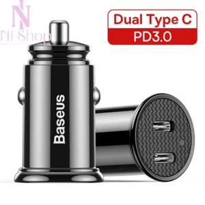 BASEUS Car Charger 30W USB Quick Charge Fast Charging Phone Charger Dual Port AU - Picture 1 of 16