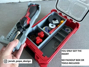 Milwaukee Packout M12 Soldering Iron Insert Tray ( INSERT ONLY ) - Picture 1 of 4