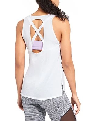 NWT Athleta Unity Bra, White/Violet Mist SIZE L        #594746  v1010 - Image 1 of 4