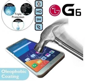 Genuine Tempered Glass Screen Protector G 6 (H870 H872 H873 LGM-G600) For LG G6 - Picture 1 of 2