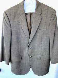 Men's 42R Blazer 21 inch sleeve Houndstooth plaid Sport coat Jos. A. Bank - Picture 1 of 6