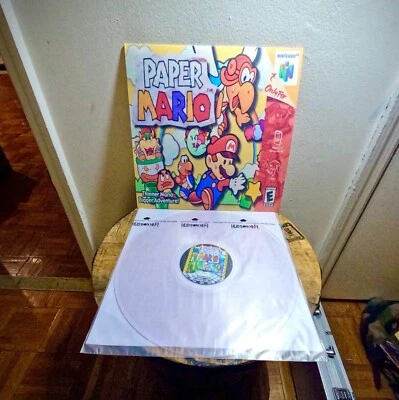 Paper Mario Nintendo N64 Soundtrack Vinyl Record - Image 1 of 4