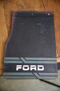 Vintage Ford Truck Mud Flaps Splash Guards Black Hot Rod Rat Rod Accessory - Picture 1 of 9