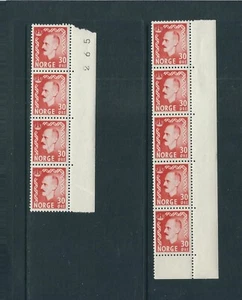 Norway SC # 323 King Haakan VII . Strips . MNH - Picture 1 of 1