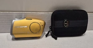 OLYMPUS MJU MINI DIGITAL 4.0 MPX ORO + BATTERIA + CUSTODIA - SENZA CARICATORE - Imagen 1 de 10