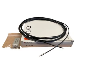 Keyence Pair FU-7F FU7F Straight Thrubeam Transmissive Fiber Optic Unit - Picture 1 of 1