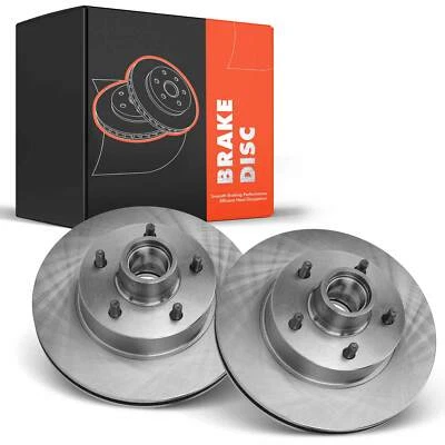 2x Front Disc Brake Rotors for Chevrolet Impala Camaro Buick Oldsmobile Pontiac - Image 1 of 4