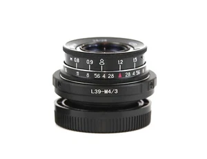 ✅ INDUSTAR - 69 Soviet lens  (2,8/28) Mount M39 -  M4/3 Olympus Panasonic - Picture 1 of 9