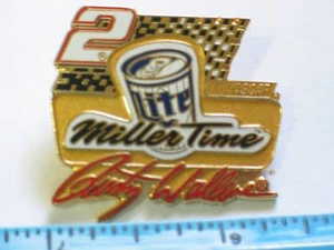 Rusty Wallace Nascar  Miller  Racing  #2 Pin , (**) - Picture 1 of 1