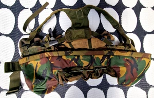 Ejército Británico Bolsa Utilidad DPN 1IRR Papworth Correas PLCE Cinturón de Transporte de Carga *** - Imagen 1 de 9