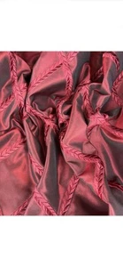*SALE (3) lux home decor red curtain panels 60”x 97” long in excellent condition - Picture 1 of 10