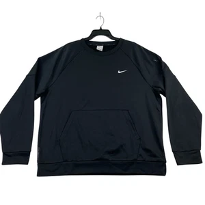 Nike Therma-FIT Pullover Trainingssweatshirt Herren Gr. XL schwarz Rundhals Tasche - Bild 1 von 10