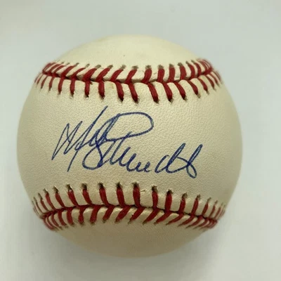 Mike Schmidt Signed Official National League Baseball PSA DNA COA - Image 1 of 4