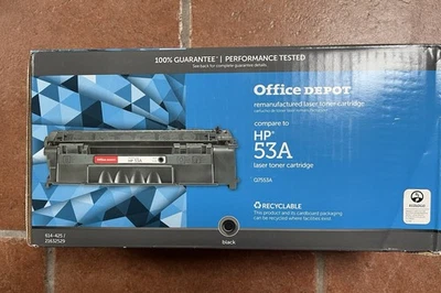 Cartucho de tóner negro Office Depot HP53A Foto 1 de 2