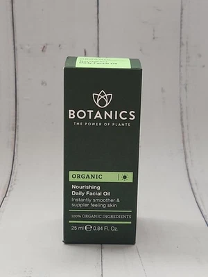 Botanics органическое питательное ежедневное масло для лица, 100% органические ингредиенты, 0,84 унц - Изображение 1 из 3