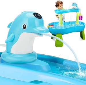 Dolphin Water Table Pump Toy for Kids - Battery Powered Water Pump for Water Tab - Picture 1 of 5