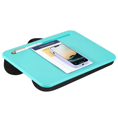 Compact Lap Desk - Fits up to 15 Inch Laptops - Aqua Sky - Style No. 43109 - Image 1 of 4