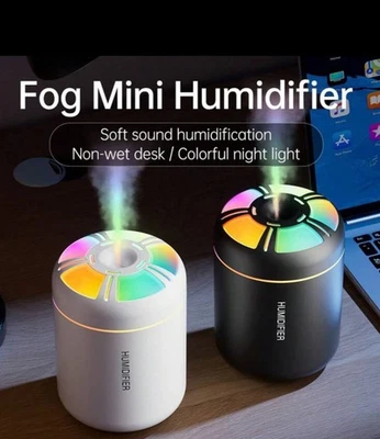 AOYI 1pc Mini Essential Oil Aromatherapy Mist Diffuser & Humidifier, Cool Mist, - Immagine 1 di 4