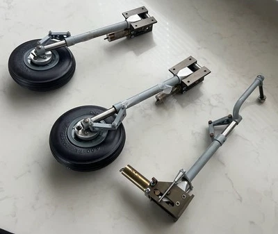 🌟HAWE P-61 PNEUMATIC RETRACTS TRICYCLE LANDING GEAR W/BRAKES, JET, RC 1/4 Scale - Image 1 of 4