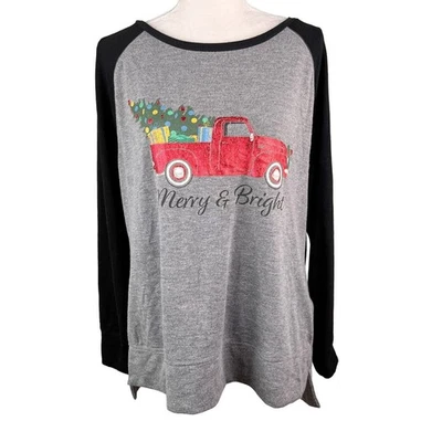 Moderna Sudadera de Lona XL Gris Brezo Recogida Árbol de Navidad Nueva Foto 1 de 4