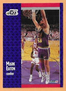 MARK EATON UTAH JAZZ #198 FLEER 1991 - Picture 1 of 2