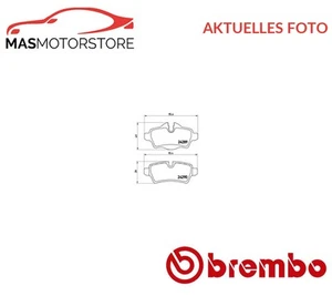 SATZ BREMSBELÄGE BREMSKLÖTZE BREMBO P 06 052 P FÜR MINI MINI,MINI CLUBMAN - Bild 1 von 5