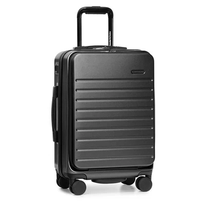 Mykel Front Pocket Polycarbonate Hardside Suitcase with Sleeve and Ergonomic ... - Image 1 of 4