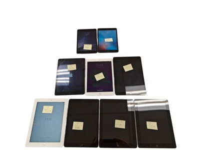 Lote de 9 iPads Apple - A1954 A2197 A1567 + Más - Para piezas/reparación Foto 1 de 4