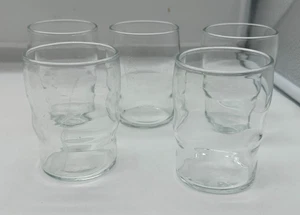 Vintage Governor Clinton Muster klar + gewellt Libbey Saftgläser - 4er Set - Bild 1 von 5